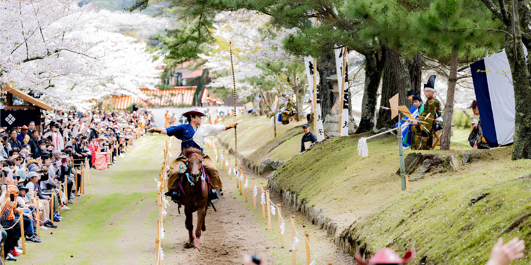 島根流鏑馬祭典．星野界別府浪漫花見7日