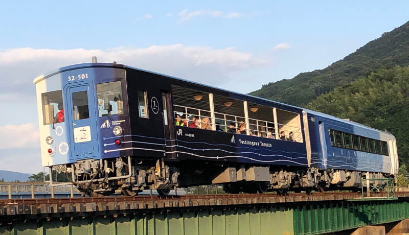 藍吉野川小火車